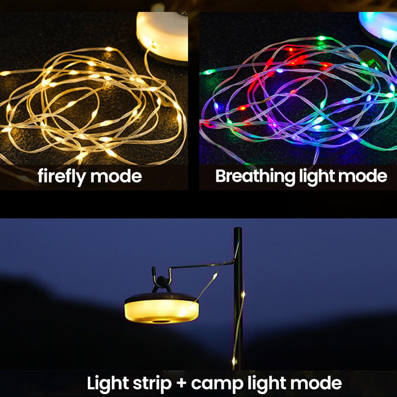 🎅Christmas 49% OFF🎁32.8 FT Camping Outdoor Waterproof String Light