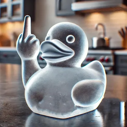 Funny Middle Finger Ice Mold✨
