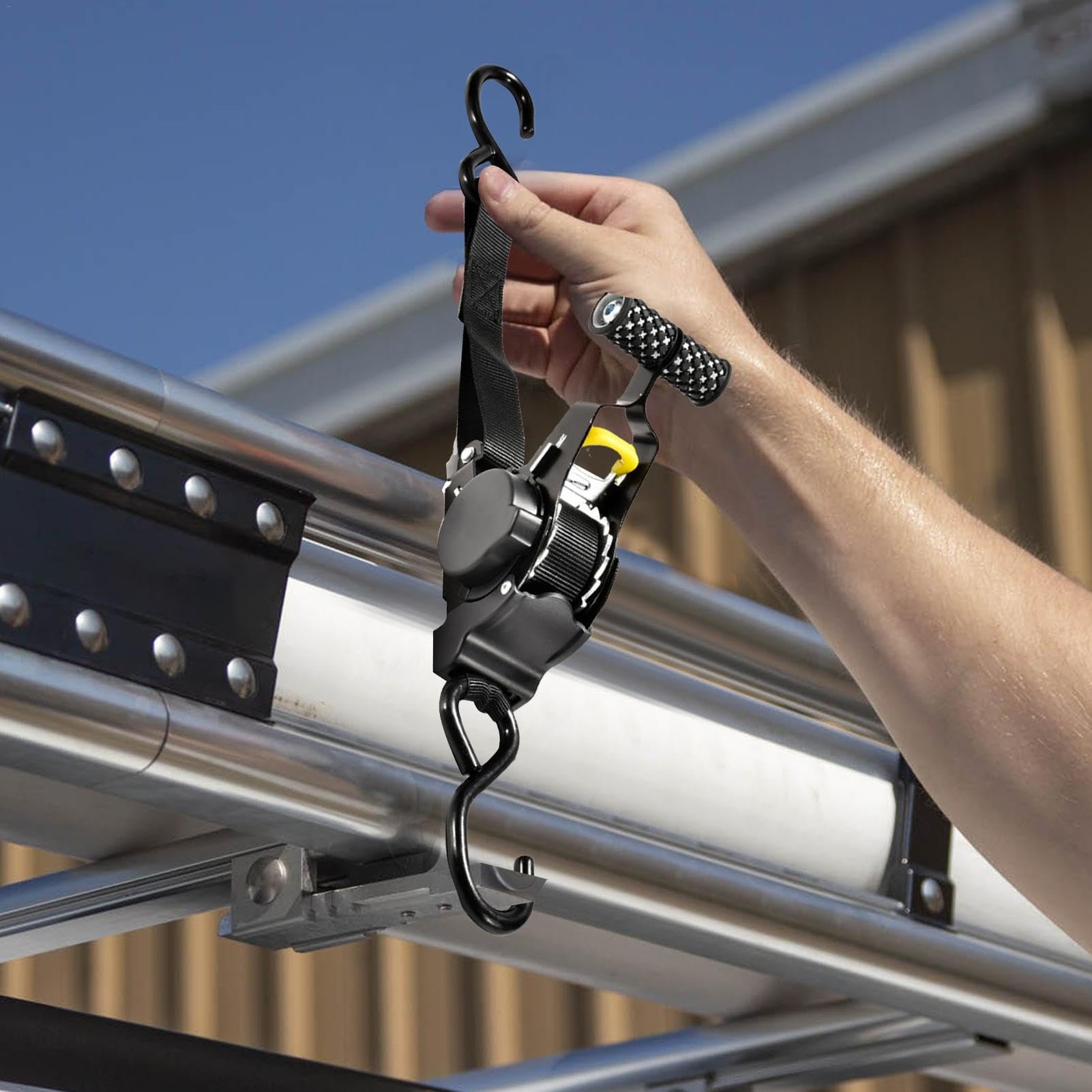 🎄Christmas Sales 49% OFF-Retractable Ratchet Straps (BUY 2 FREE SHIPPING )