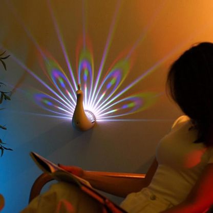 Peacock Projector Lamp
