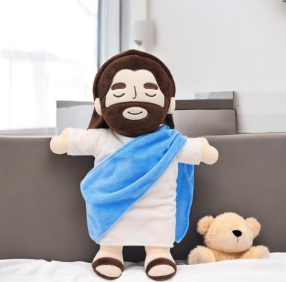 🎁Last Day Promotion 49% OFF-✝️Comforting Christ - Jesus Breathing Plushie💖