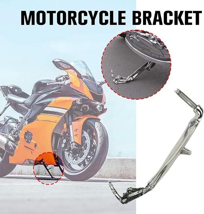 Skeleton Paw With Middle Finger Motorcycle Kickstands
