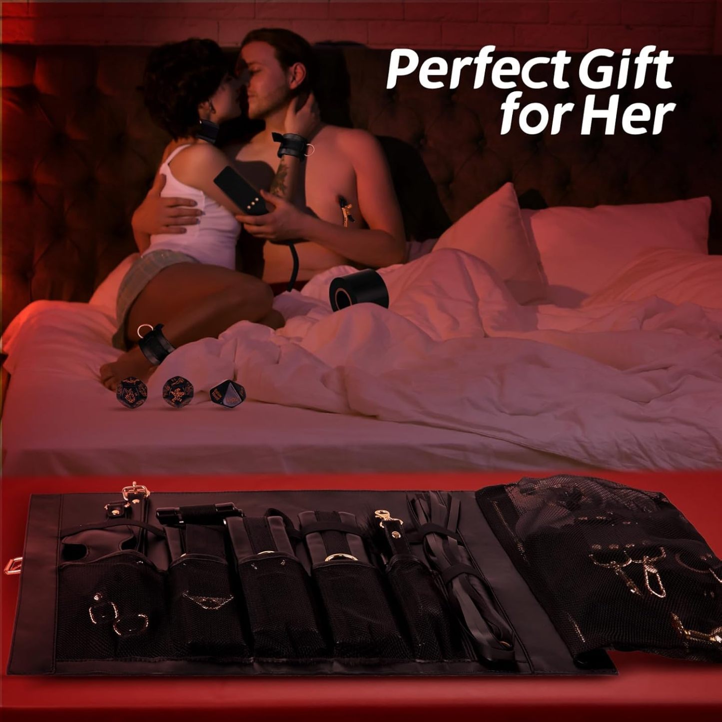 💥Hot Sale💥BDSM Bondage Sex Toys - 3 Fun Leather Bondage Toy Set