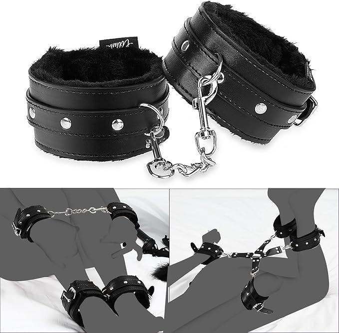 💥Hot Sale💥BDSM Bondage Sex Toys - 3 Fun Leather Bondage Toy Set