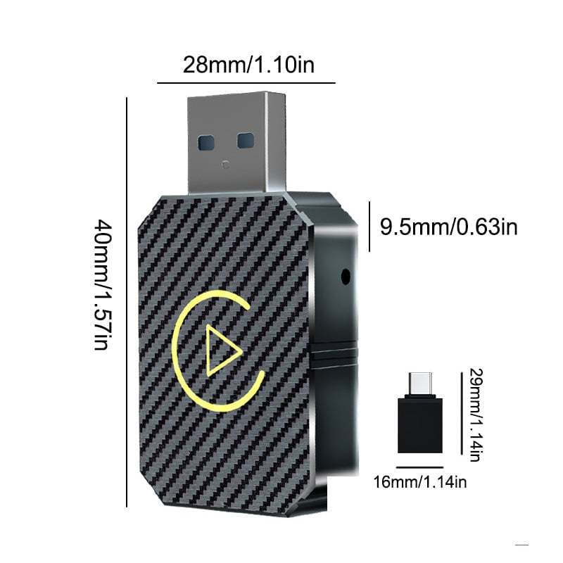 ✨LAST DAY ONLY 49% OFF🔥 Mini Universal Wireless CarPlay Adapter