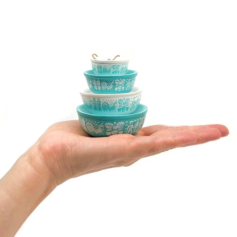 🎄Vintage Stack Bowl Christmas Ornament