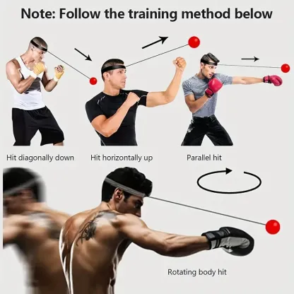 💥LAST DAY SALE 49% OFF💥 Boxing Reflex Ball for Boy Gifts, Improve Reaction Speed and Hand Eye Coordination Training Boxing Equipment for Home