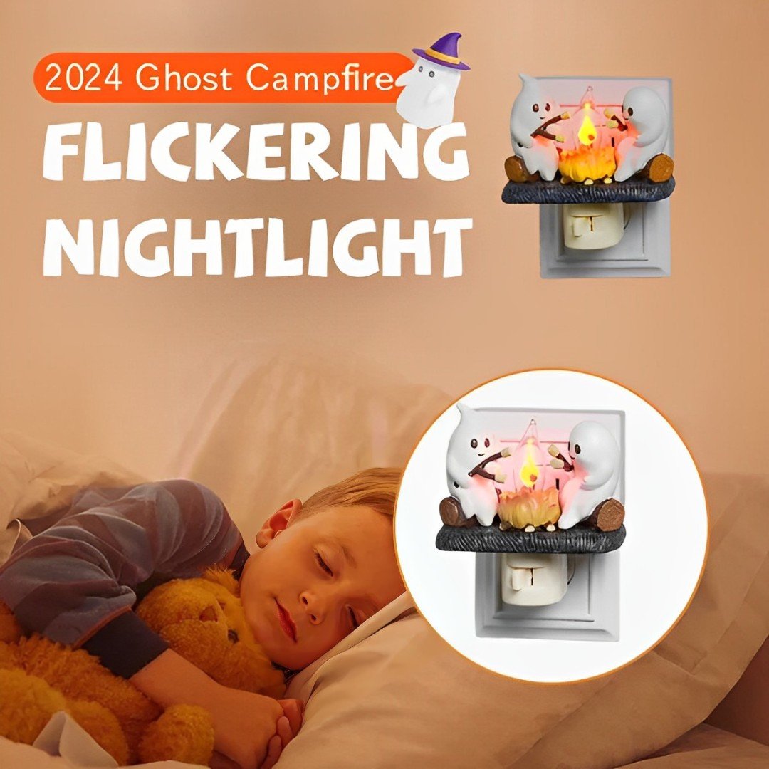 👻2024 Ghost Bonfire Flashing Night Light✨