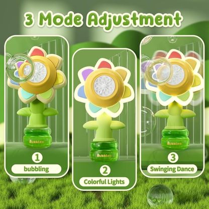 Sunflower Bubble Machine
