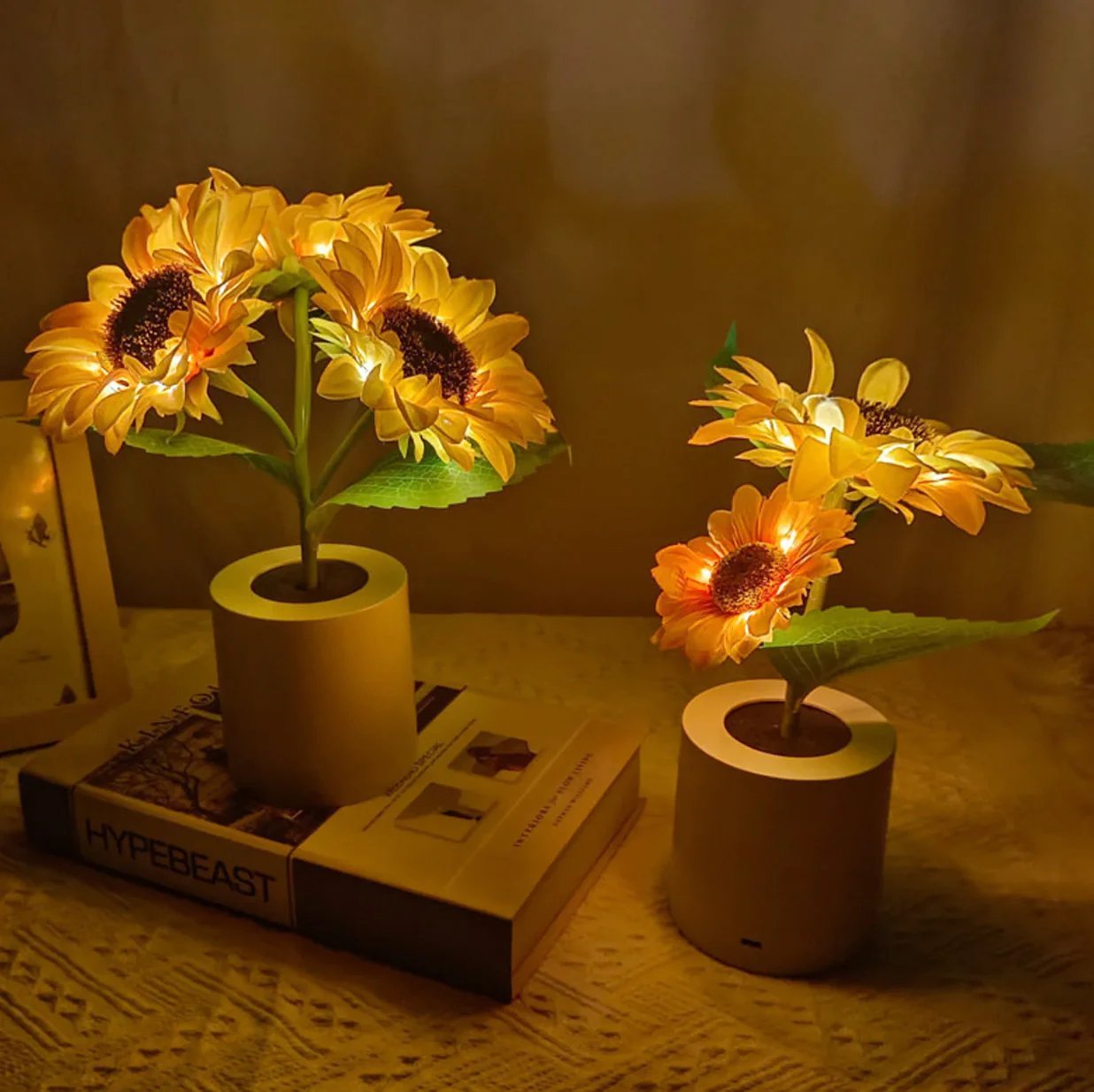 🌻🔥This Week's Special Offer 49%-Mother's Day Presale🔥🌻Sunflower led simulation small night light