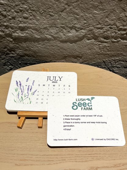 🌱Eco-Friendly Plantable Seed Calendar 2025