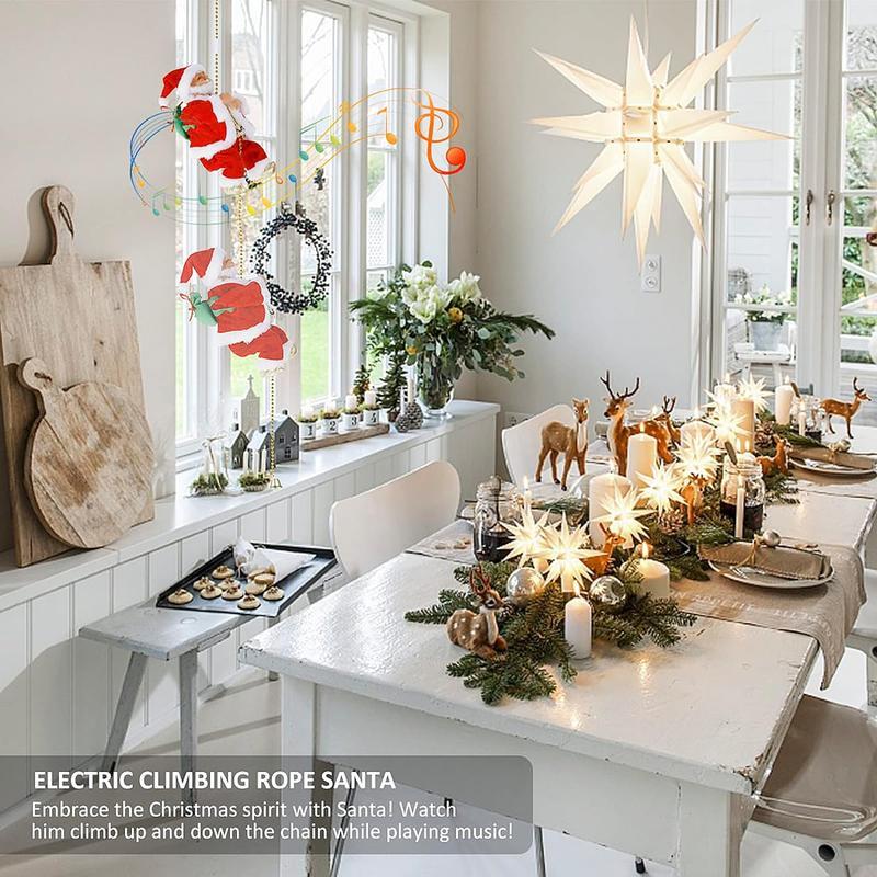 (🎅Xmas Sale 49% OFF🎄) - Electric Climbing Santa Claus Musical Toys