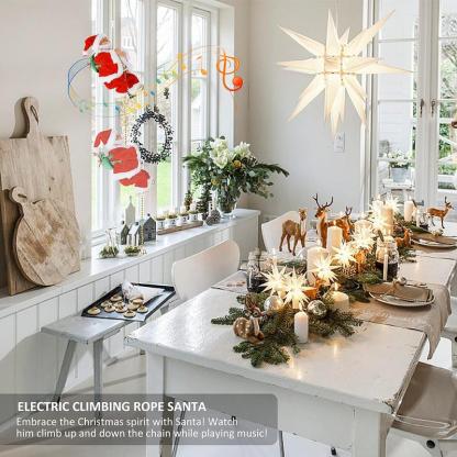 (🎅Xmas Sale 49% OFF🎄) - Electric Climbing Santa Claus Musical Toys