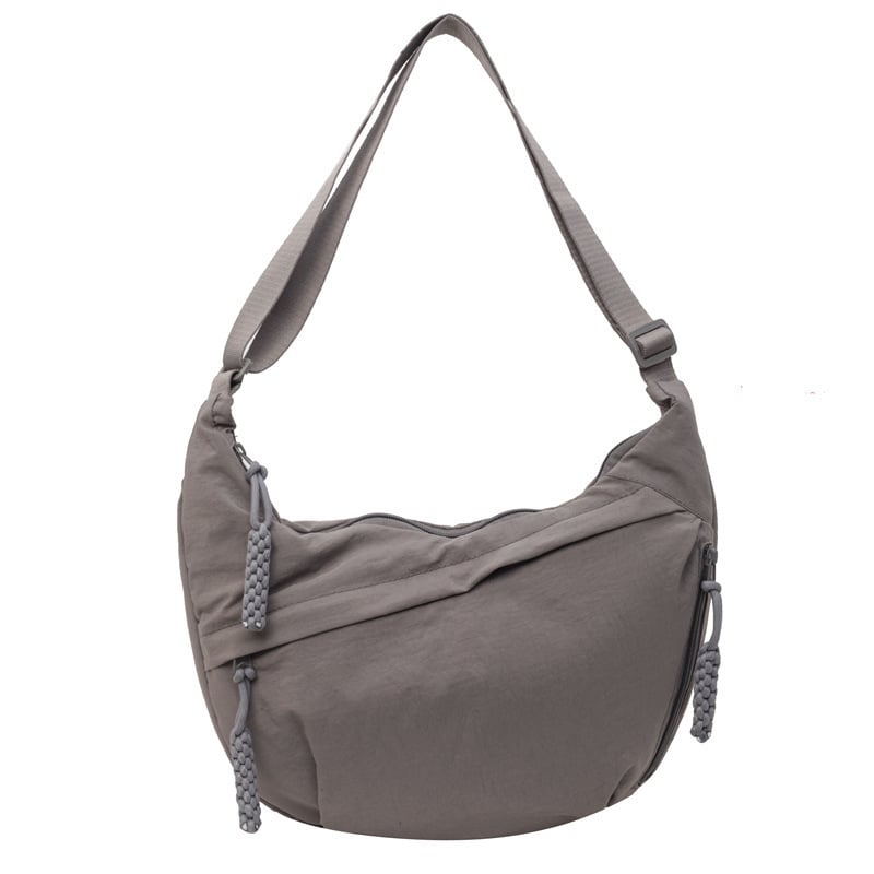🎉Last Day Promotion 49% OFF - ✨ Stylish Plain Color Nylon Crossbody Bag 