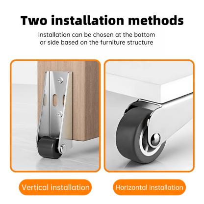 HOT SALE 49% OFF-Door long Bracket Swivelling Wheels
