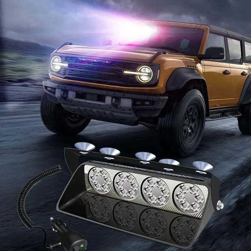 New suction cup flash light car front windshield