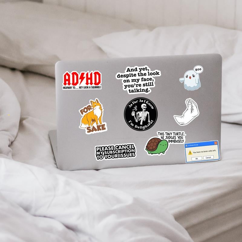 🔥Hot Sale 49% OFF Today-Set of 130 Pcs Funny Saying Stickers