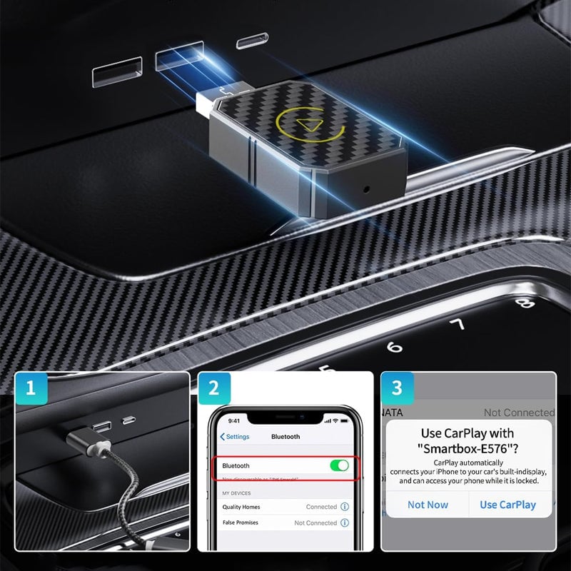 ✨LAST DAY ONLY 49% OFF🔥 Mini Universal Wireless CarPlay Adapter