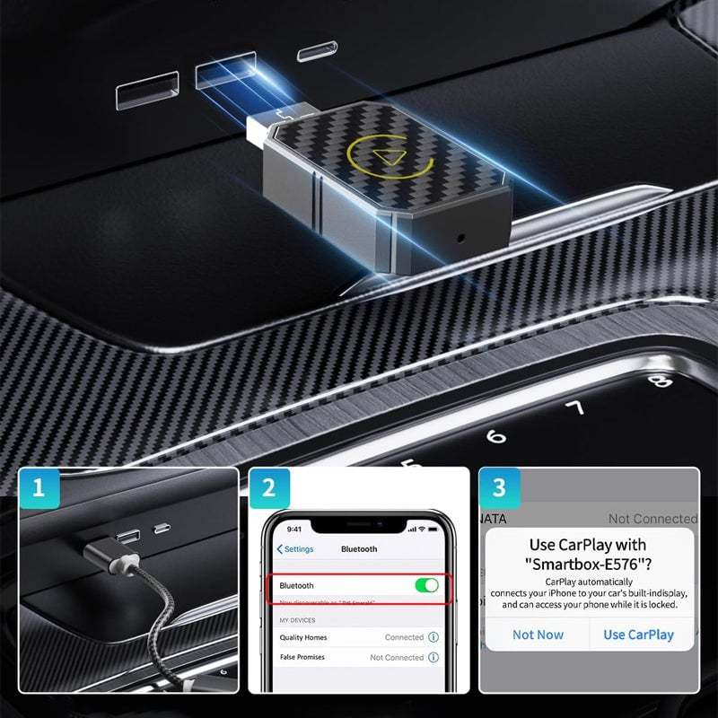✨LAST DAY ONLY 49% OFF🔥 Mini Universal Wireless CarPlay Adapter