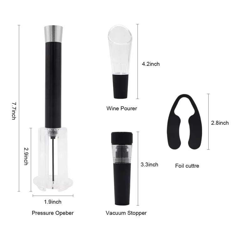 🔥Wine Air Pressure Pump Opener Set