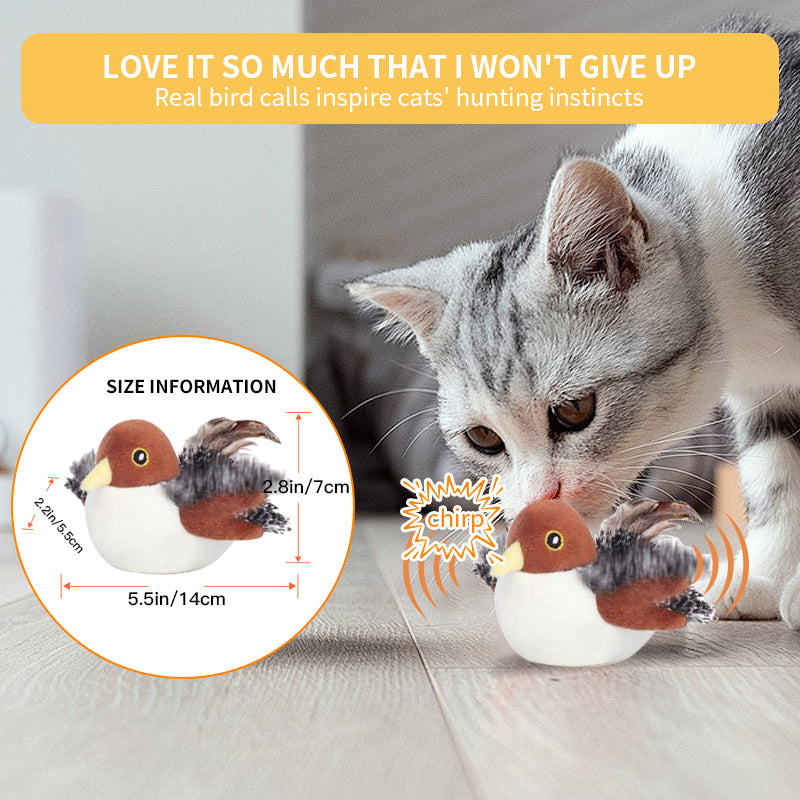 Chirping-electric-playing-bird-cat-toy-with-feather-attachments-for-engaging-play