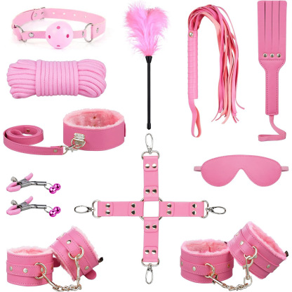 💥Hot Sale💥BDSM Bondage Sex Toys - 3 Fun Leather Bondage Toy Set