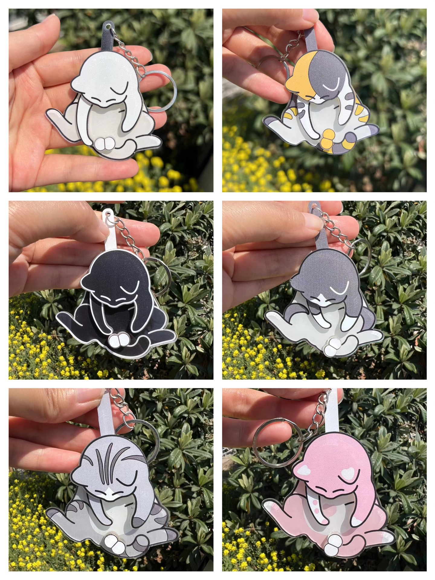 🐾 Creative Pull-Out Play Egg Cat Keychain – Fun, Cute, and Compact! 🐱💖