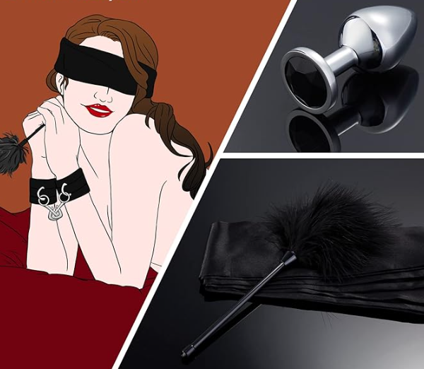 💥Hot Sale💥BDSM Bondage Sex Toys - 3 Fun Leather Bondage Toy Set