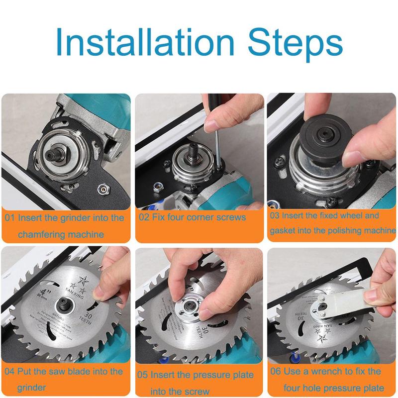 💥LAST DAY SALE 49% OFF💥-45 Degree Tile Chamfering Tool with Base Plate