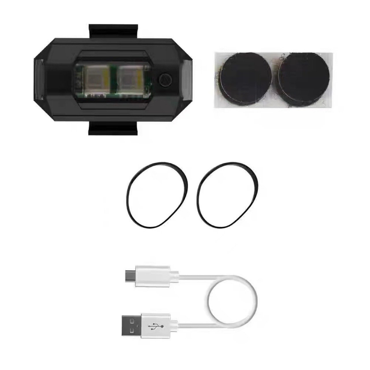 7 Colors LED Aircraft Strobe Lights & USB Charging