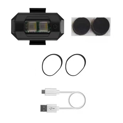 7 Colors LED Aircraft Strobe Lights & USB Charging