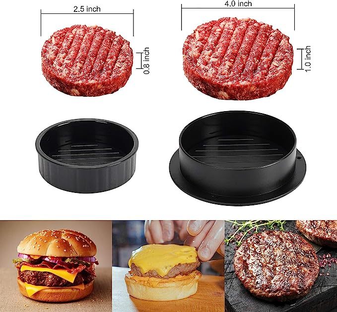 🍔3-in-1 Burger Extrusion Molding Machine Meat Press Tool