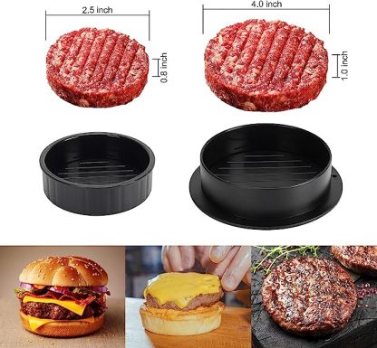 🍔3-in-1 Burger Extrusion Molding Machine Meat Press Tool