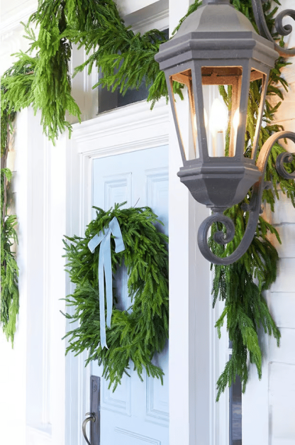 Christmas Sale 50% OFF!✨Natural Christmas Greenery - Real Touch Norfolk Pine Garland🌲