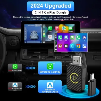 ✨LAST DAY ONLY 49% OFF🔥 Mini Universal Wireless CarPlay Adapter
