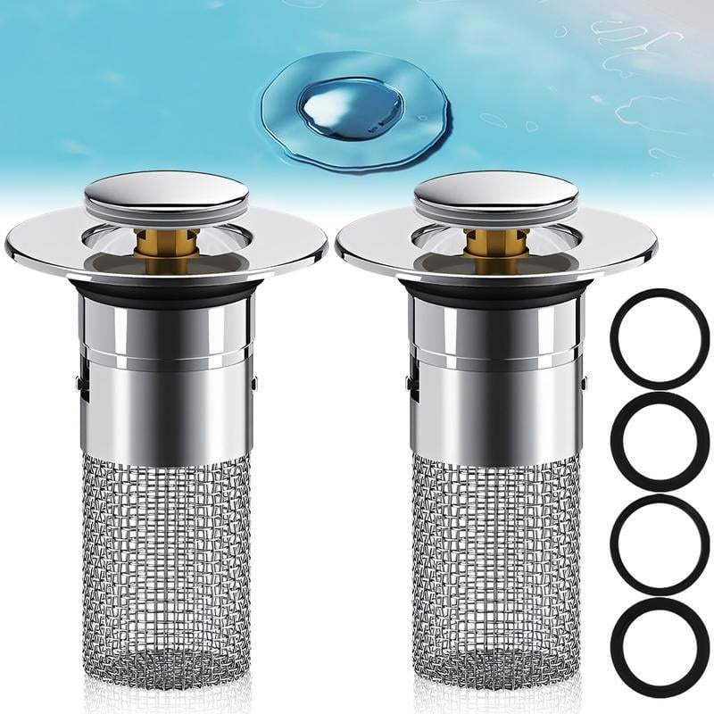 🏠Isolate odor and prevent cockroaches-Stainless Steel Floor Drain Filter