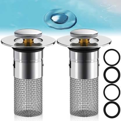 🏠Isolate odor and prevent cockroaches-Stainless Steel Floor Drain Filter