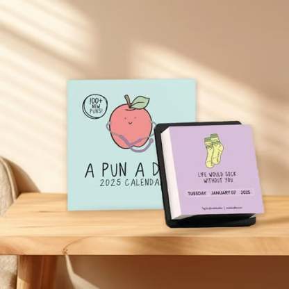 2025 Punny Daily Desk Calendar| Funny Calendar 2025 Day to Day for Home or Office
