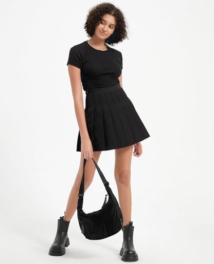 🎉Last Day Promotion 49% OFF - ✨ Stylish Plain Color Nylon Crossbody Bag 
