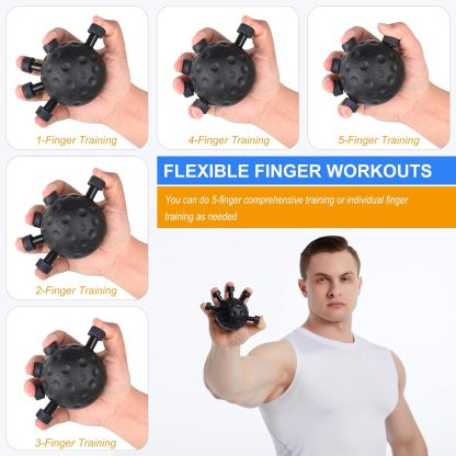 5-Finger Adjustable Hand Strengthener 🏋️