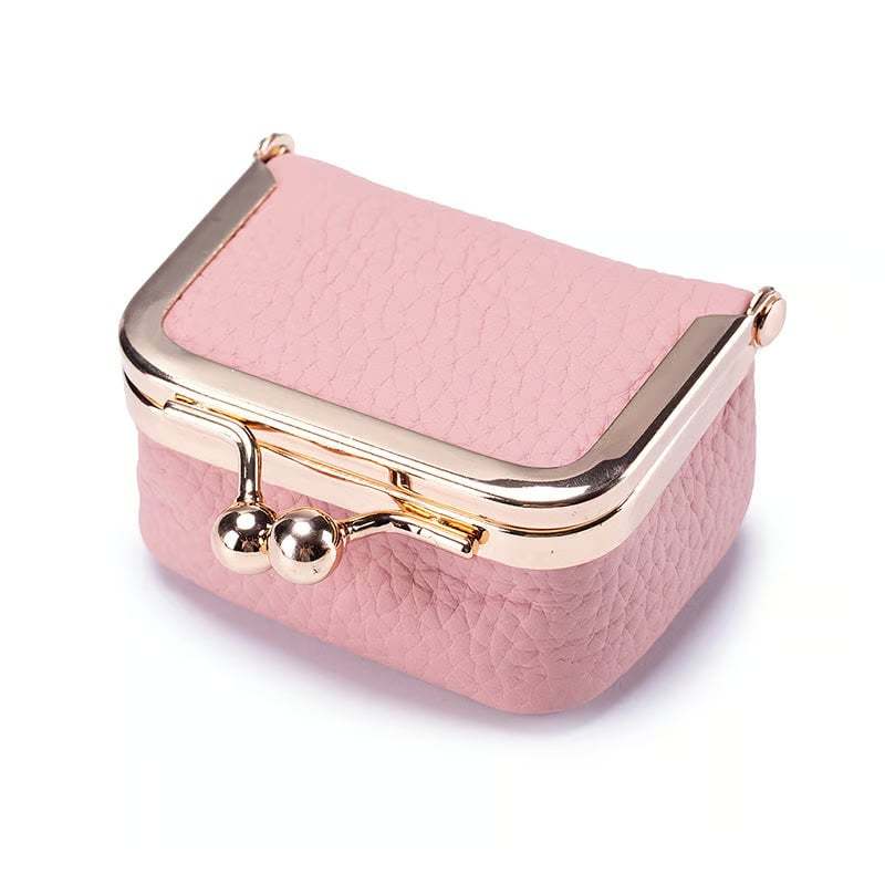 ✨ Genuine Leather Mini Jewelry Box - Compact & Stylish Jewelry Organizer ✨