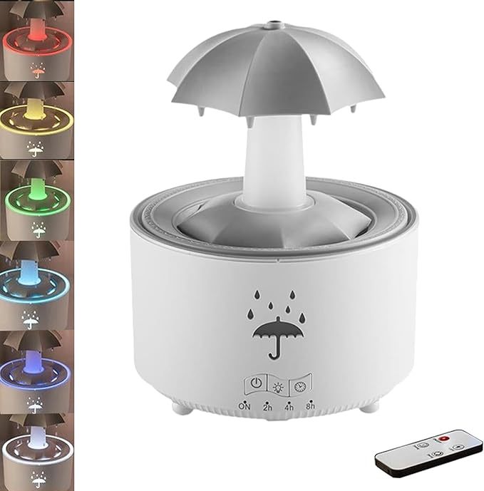 Hot Sale 49% OFF⏰ Rain Umbrella Humidifier & Aroma Diffuser with Soothing Rain Sounds