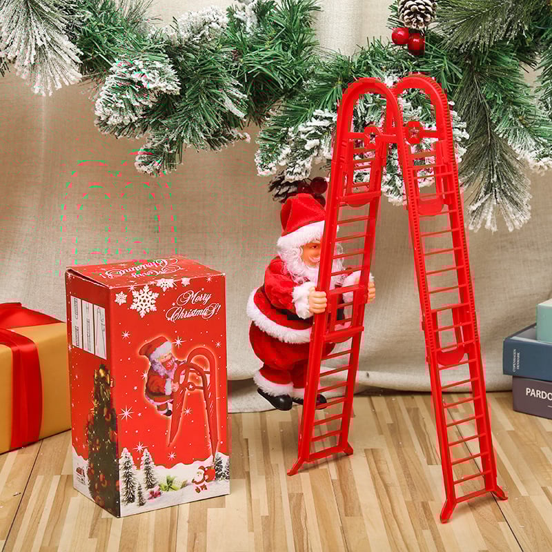 (🎅Xmas Sale 49% OFF🎄) - Electric Climbing Santa Claus Musical Toys