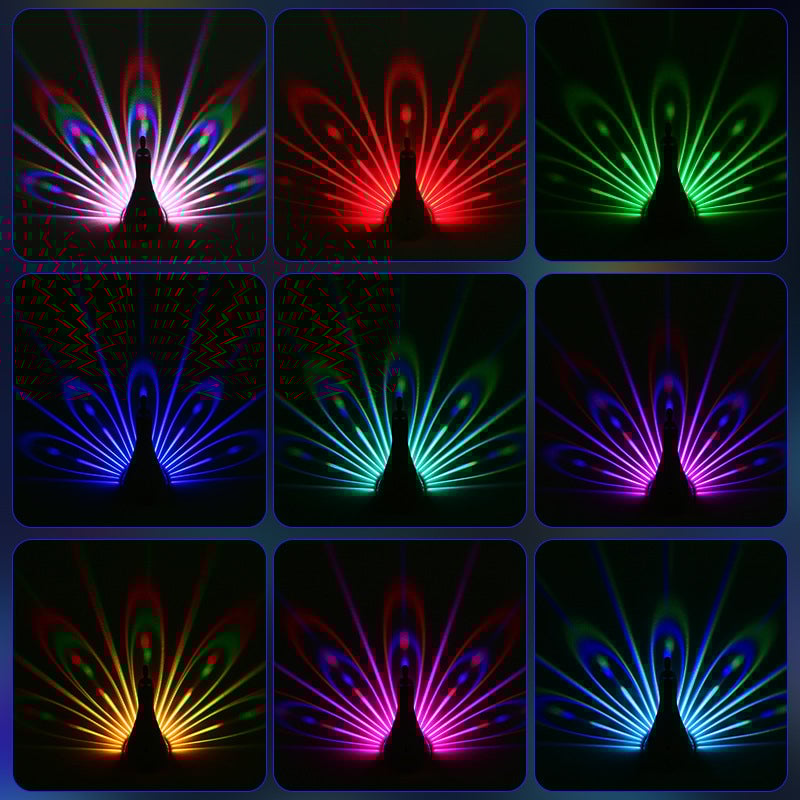 Peacock Projector Lamp