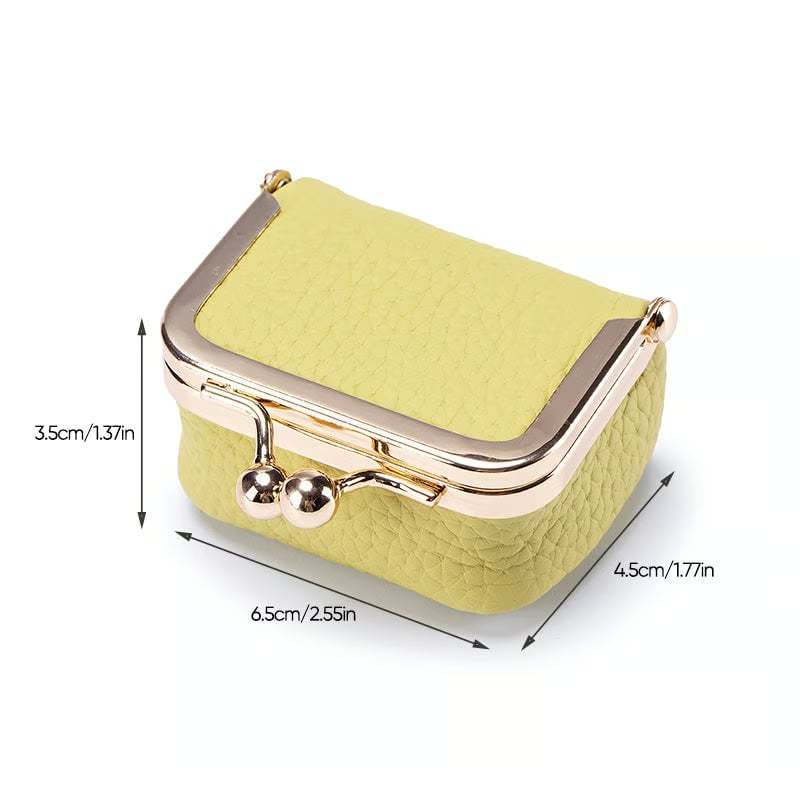 ✨ Genuine Leather Mini Jewelry Box - Compact & Stylish Jewelry Organizer ✨