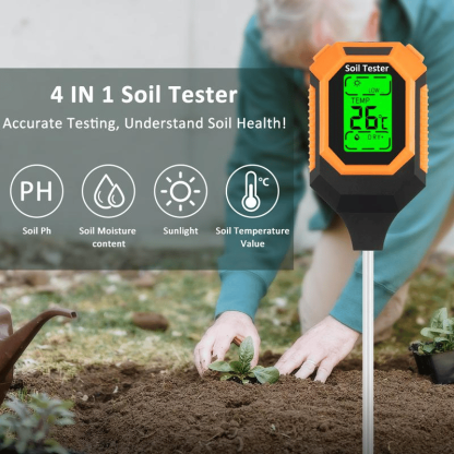 🔥Last Day 49% OFF-Digital 4-in-1 Soil Test Meter