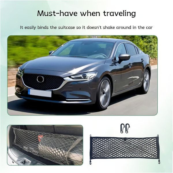 2025 New Arrival🚗-Car Rear Cargo Pocket Mesh Net