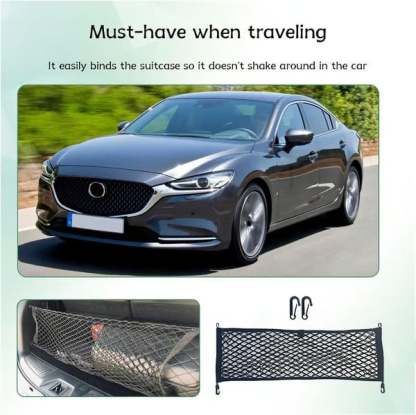 2025 New Arrival🚗-Car Rear Cargo Pocket Mesh Net