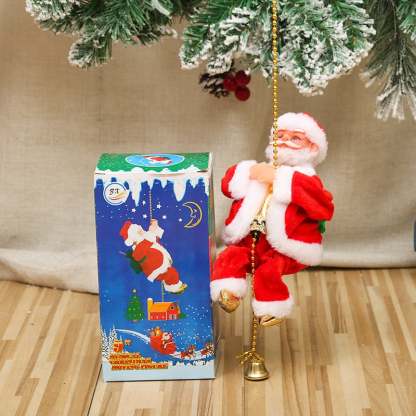 (🎅Xmas Sale 49% OFF🎄) - Electric Climbing Santa Claus Musical Toys