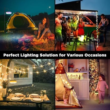 🎅Christmas 49% OFF🎁32.8 FT Camping Outdoor Waterproof String Light